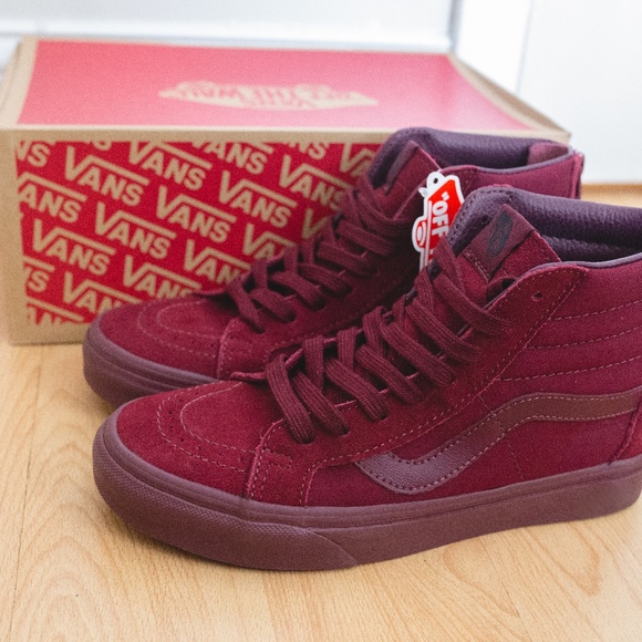 vans sk8 hi reissue zip mono port royale